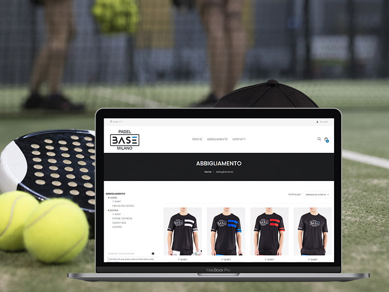 E-tailor Base Padel Milano